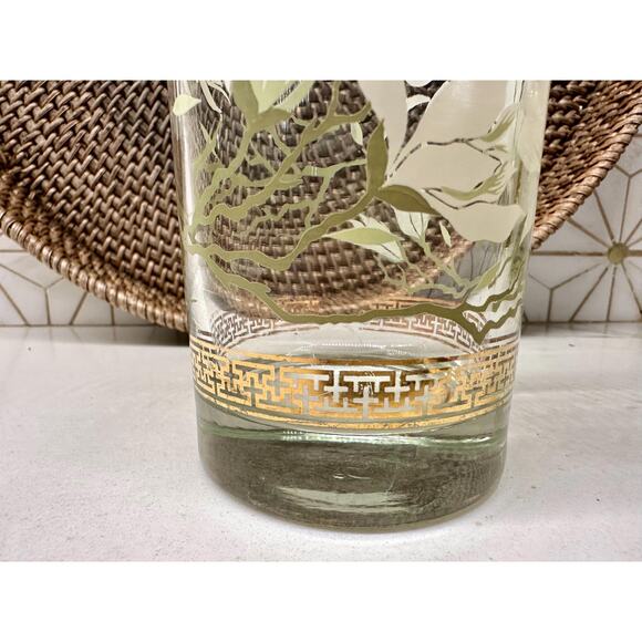 Libbey Glass Company Golden Lotus Glasses | Set of 8 - Picture 7 of 7